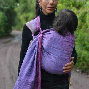 Bandolera de Tafetán Baasa Violeta