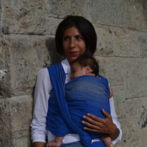 Fular de Tafetán Balaj Azul
