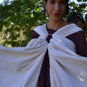 Fular de Tafetán Balaj Blanco
