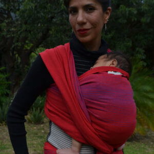 Fular de Tafetán Balaj Rojo