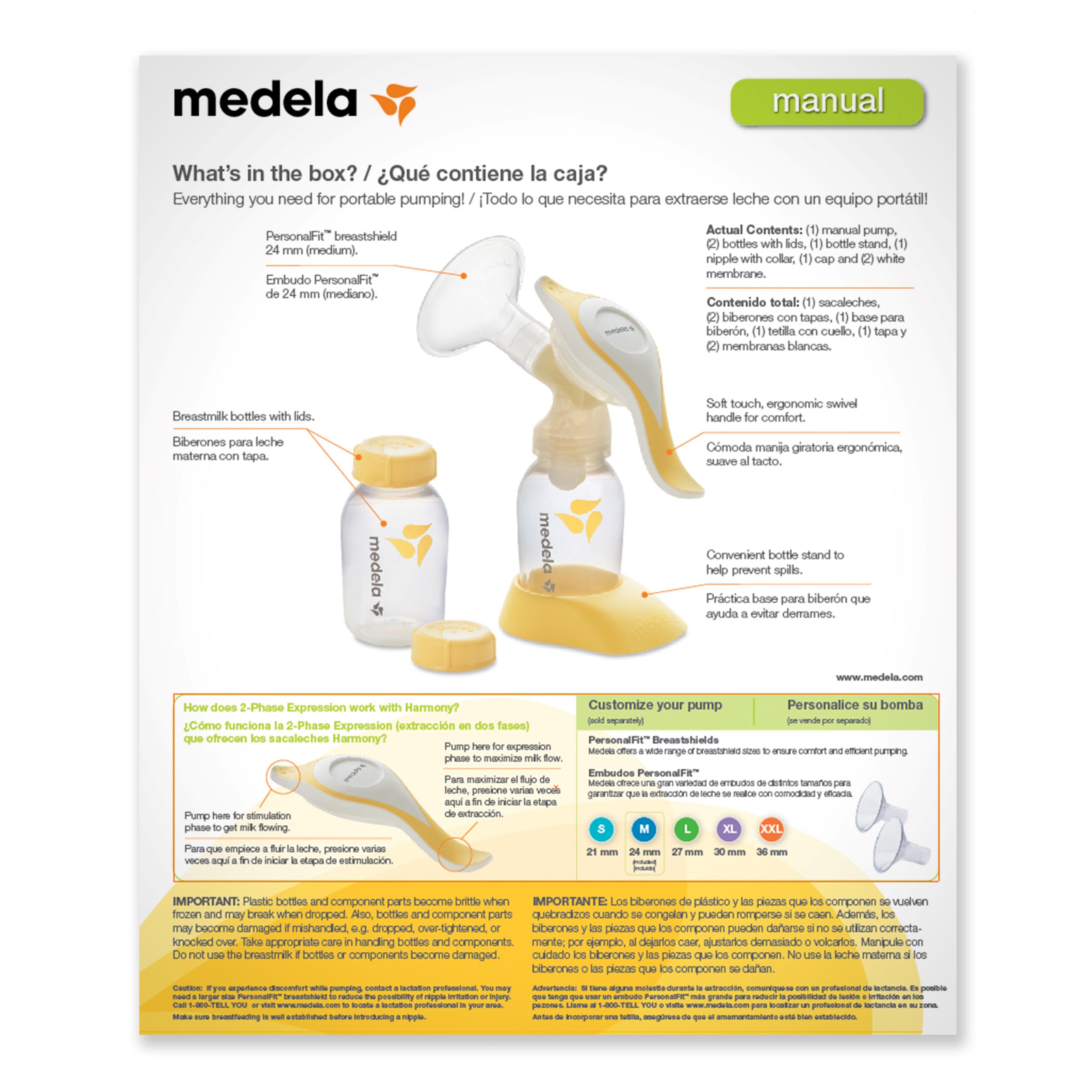 Extractor manual Harmony Medela - Imagen 3