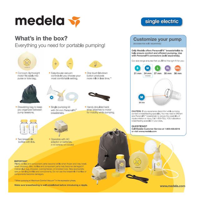 Extractor eléctrico sencillo Swing Medela - Imagen 5