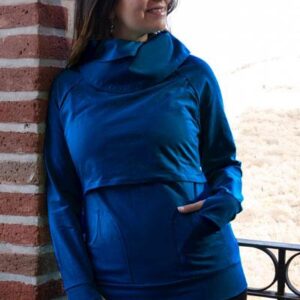 Sudadera de Embarazo y Lactancia Mayte Azul