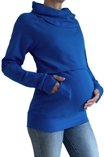 Sudadera de Embarazo y Lactancia Mayte Azul - Imagen 3