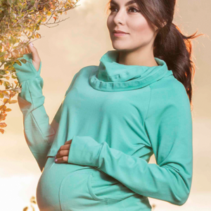 Sudadera de Embarazo y Lactancia Mayte Menta