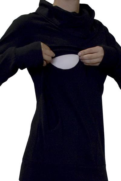 Sudadera de Embarazo y Lactancia Mayte Negro - Imagen 3